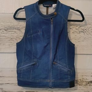 XS Reebok Denim Vest